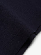 Cashwool Extrafine Merino Quarter Zip | Dark Navy