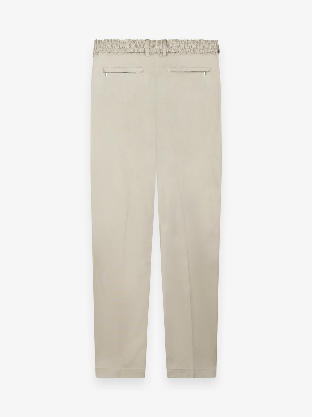 Supima Tapered Trousers | Stone