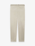 Supima Tapered Trousers | Stone
