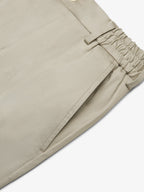 Supima Tapered Trousers | Stone
