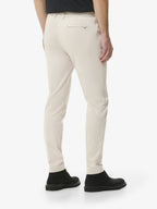 Supima Tapered Trousers | Pearl Grey