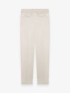 Supima Tapered Trousers | Pearl Grey