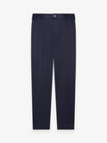 Supima Tapered Trousers | Navy