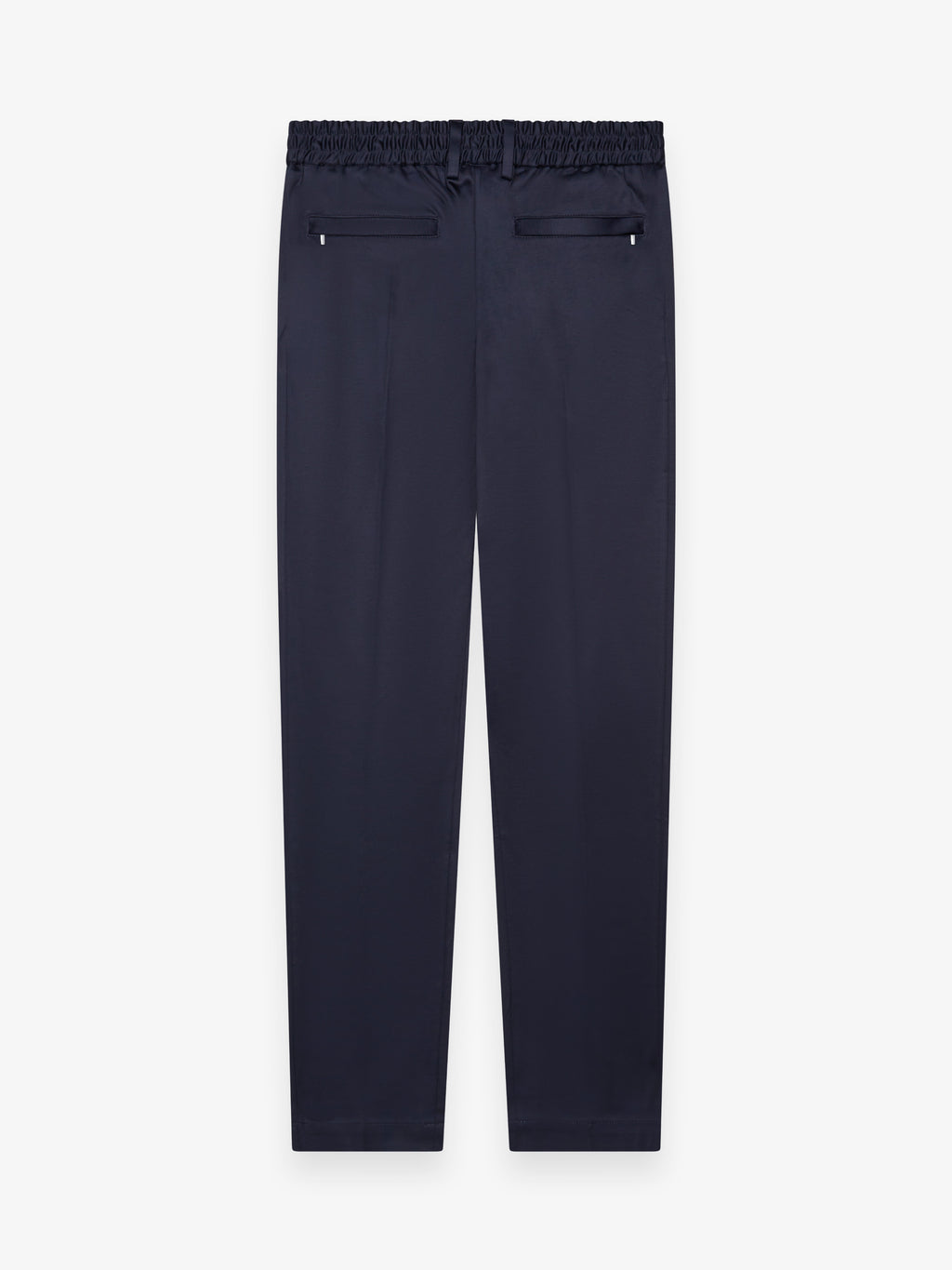 Supima Tapered Trousers | Navy