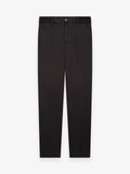 Supima Tapered Trousers | Black
