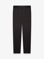 Supima Tapered Trousers | Black