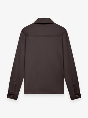 Supima Overshirt | Asphalt