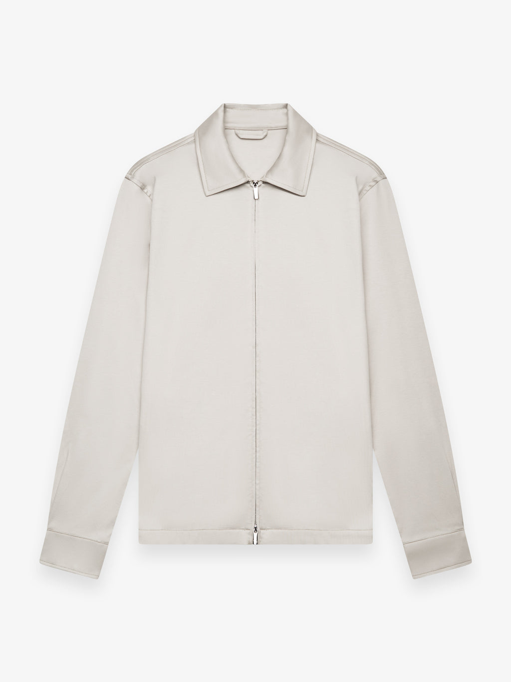 Supima Overshirt | Pearl Grey