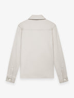 Supima Overshirt | Pearl Grey