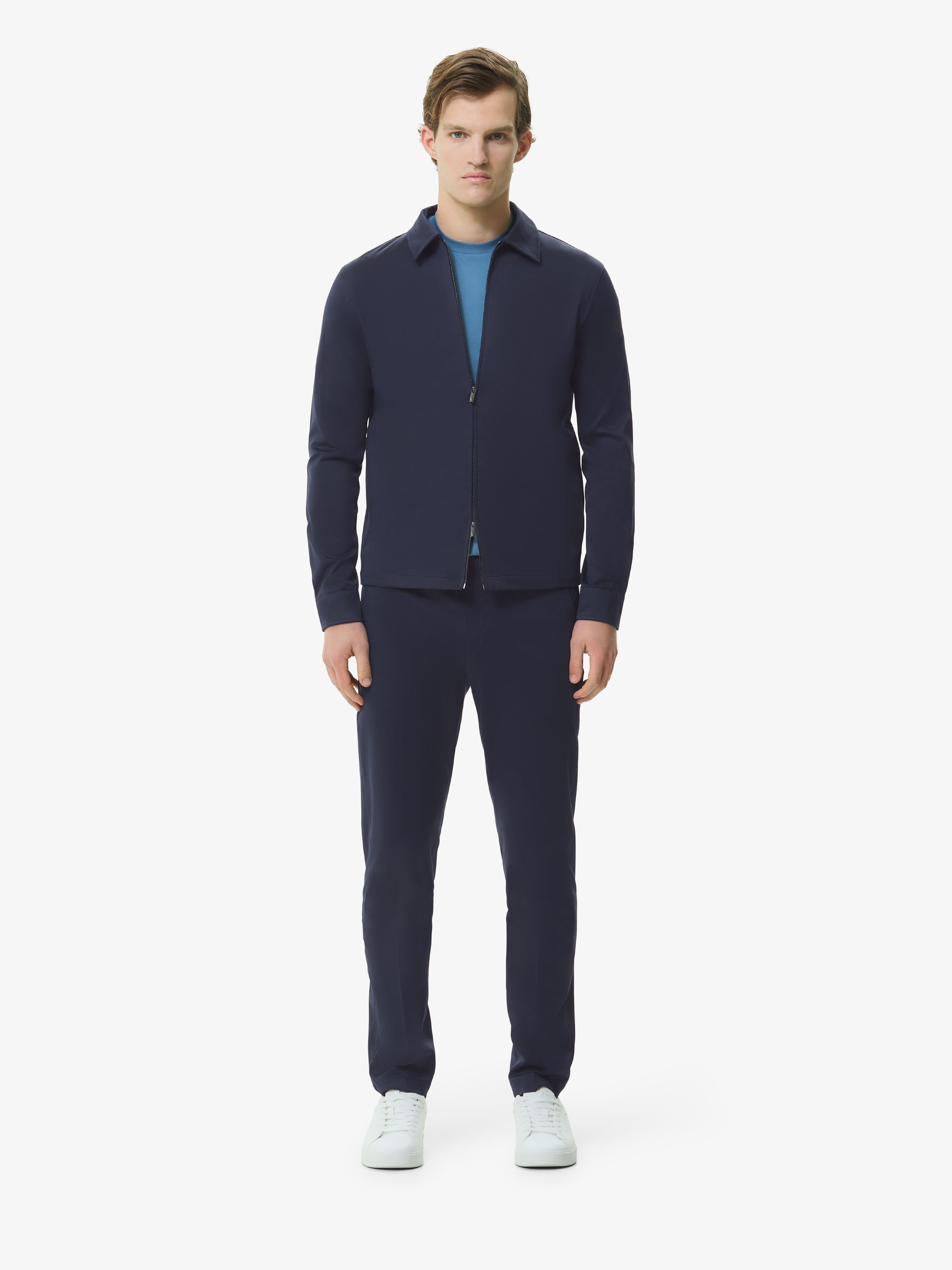 Supima Overshirt | Navy