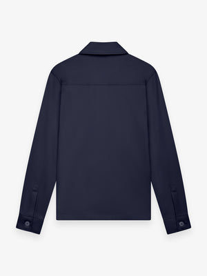 Supima Overshirt | Navy