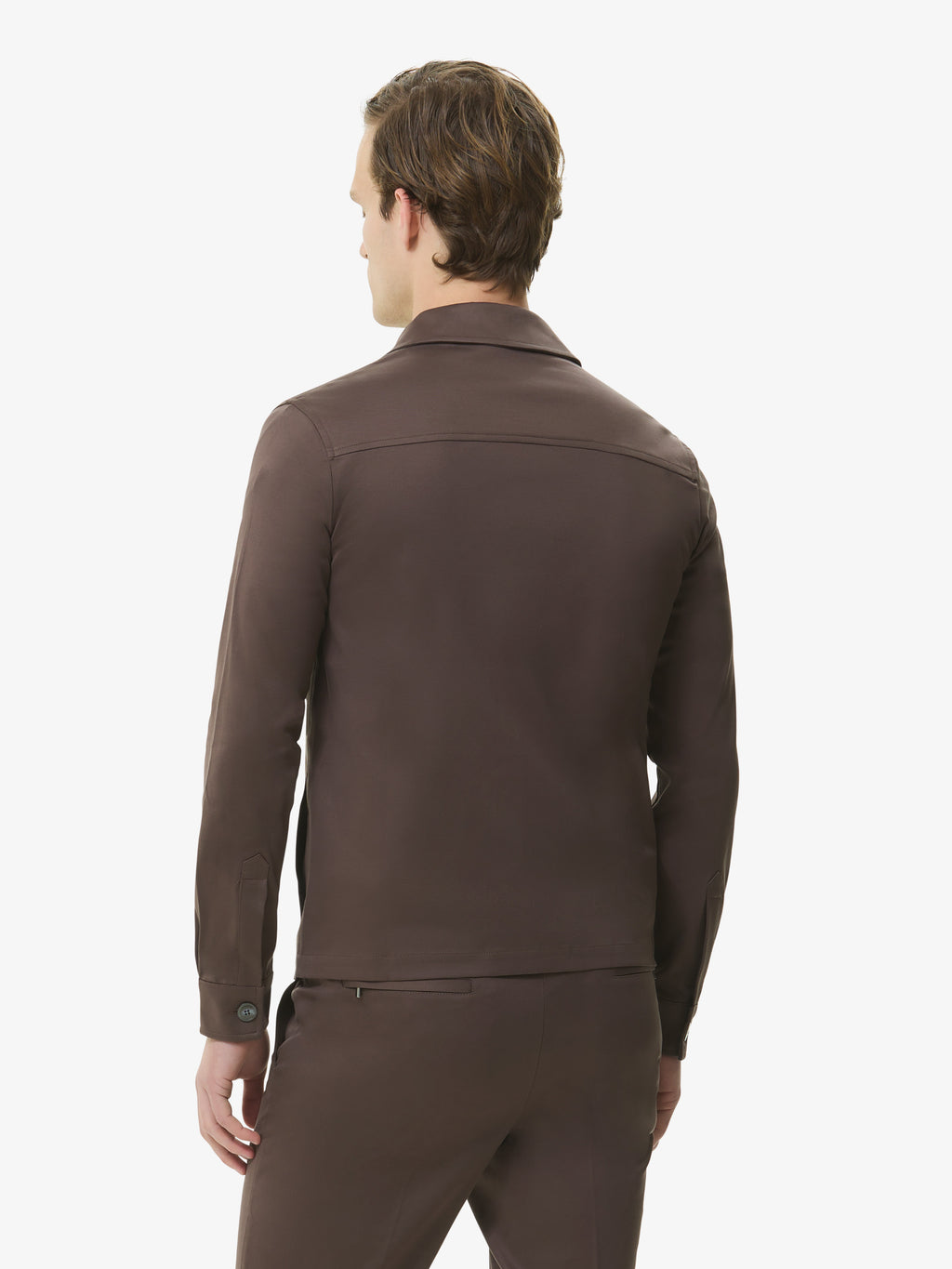 Supima Overshirt | Ebony Brown