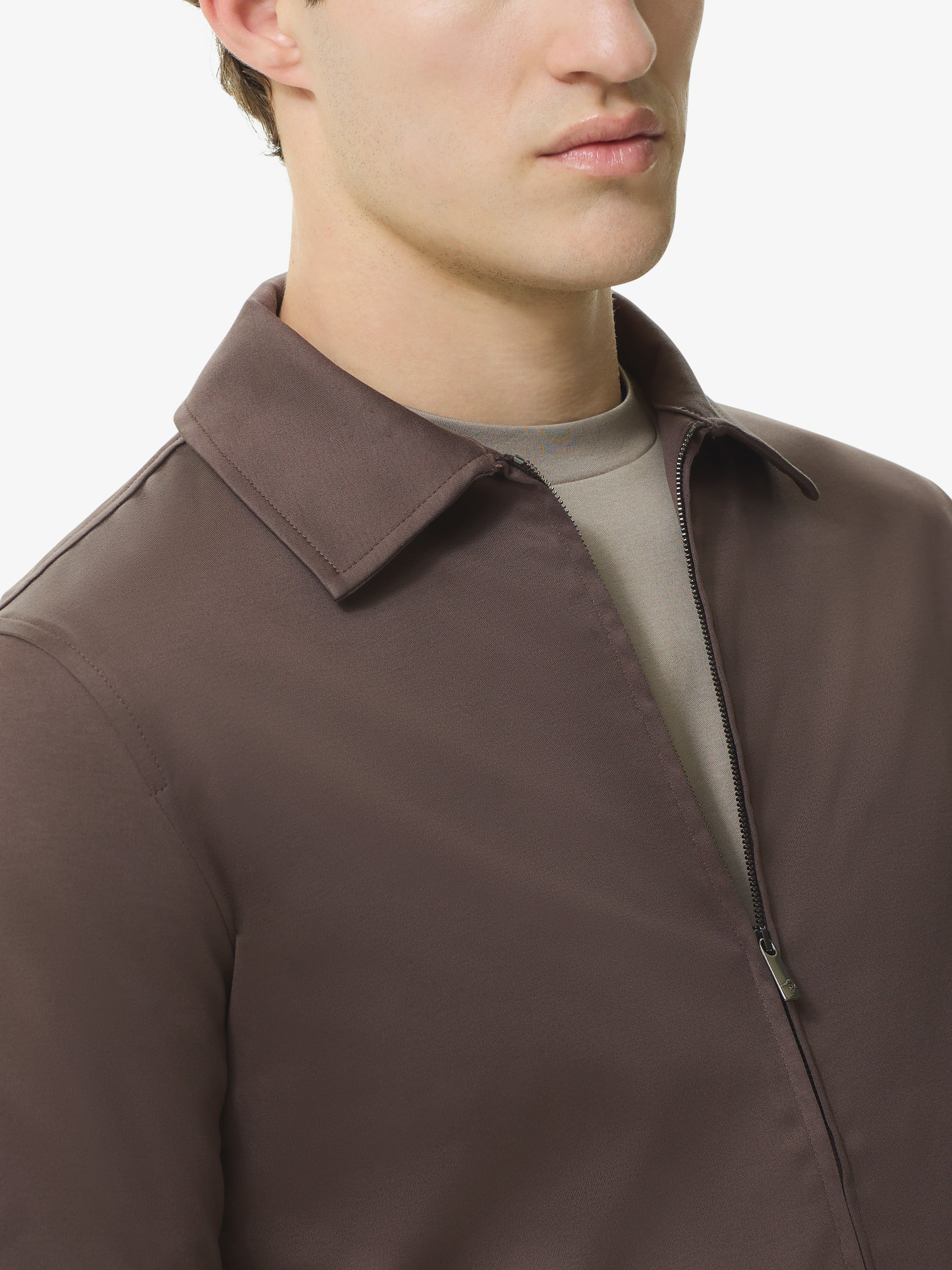Supima Overshirt | Ebony Brown