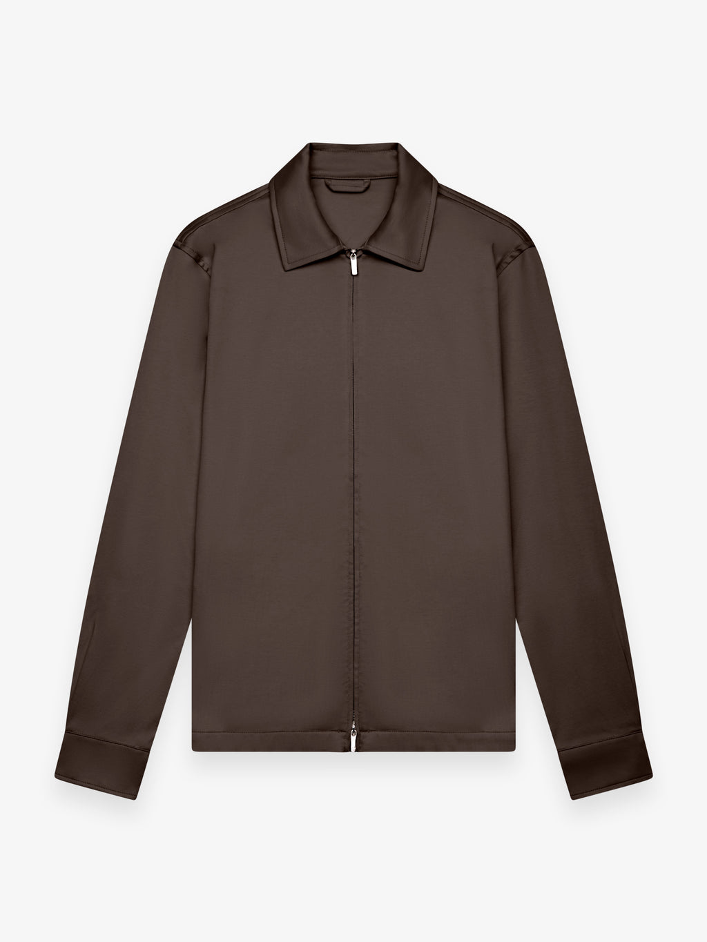 Supima Overshirt | Ebony Brown