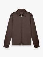 Supima Overshirt | Ebony Brown