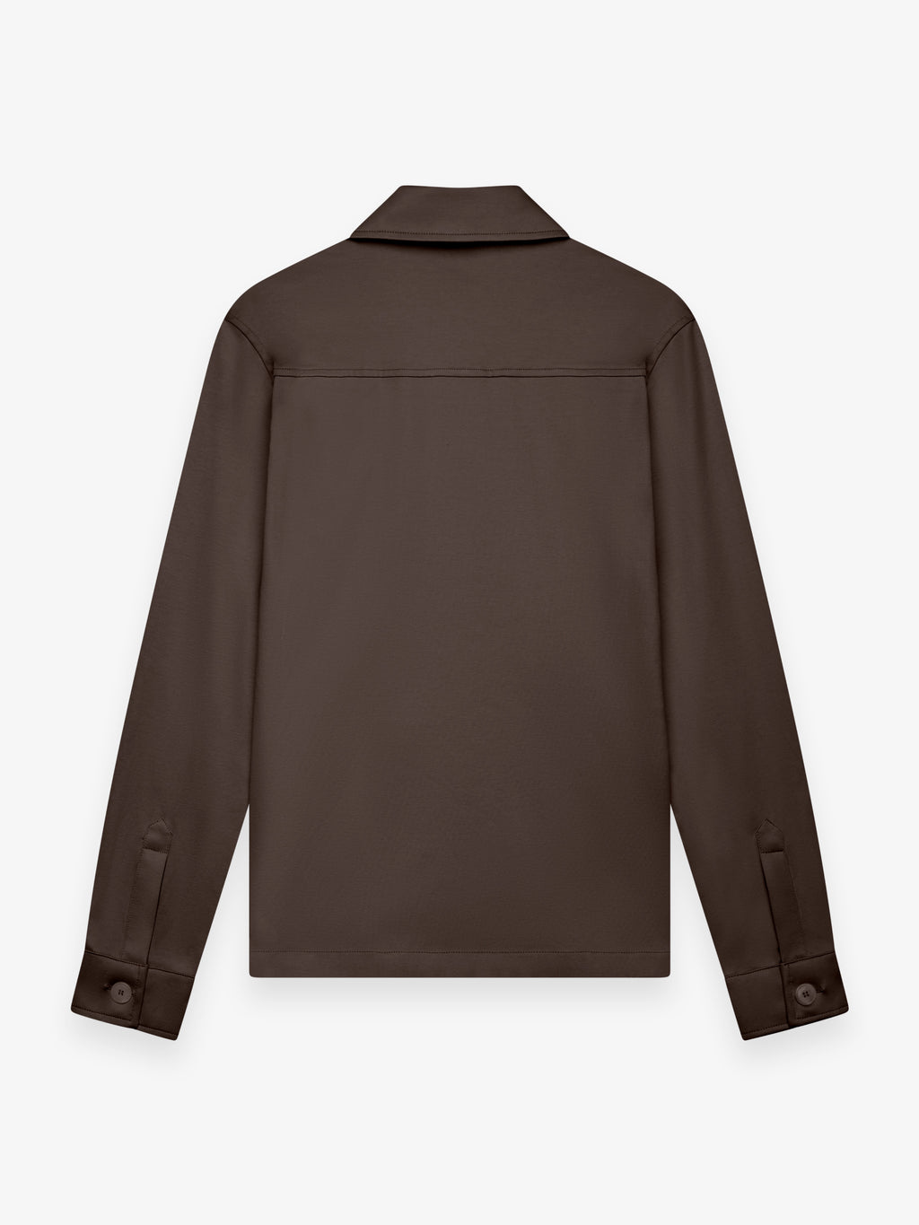 Supima Overshirt | Ebony Brown