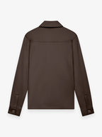 Supima Overshirt | Ebony Brown