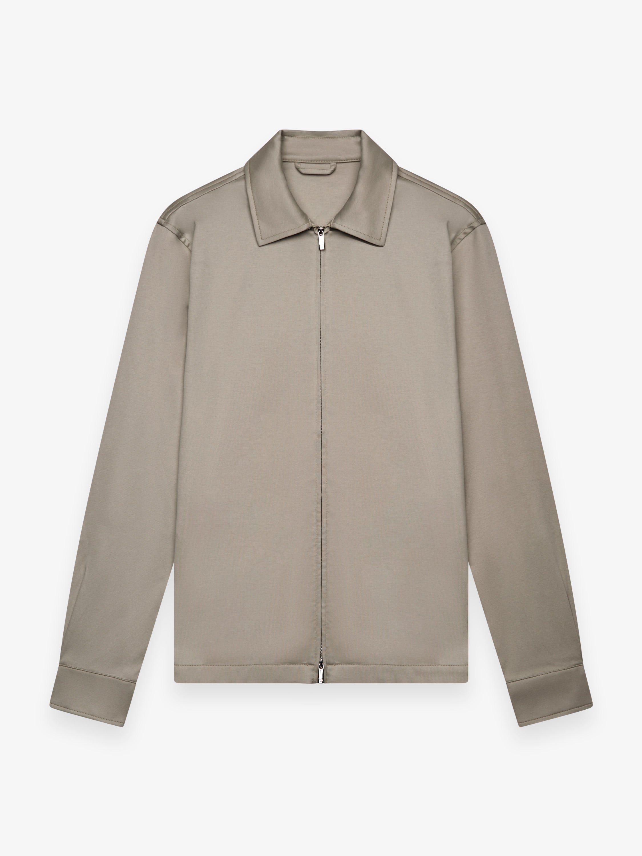 Supima Overshirt | Lead Grey