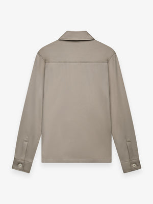 Supima Overshirt | Lead Grey