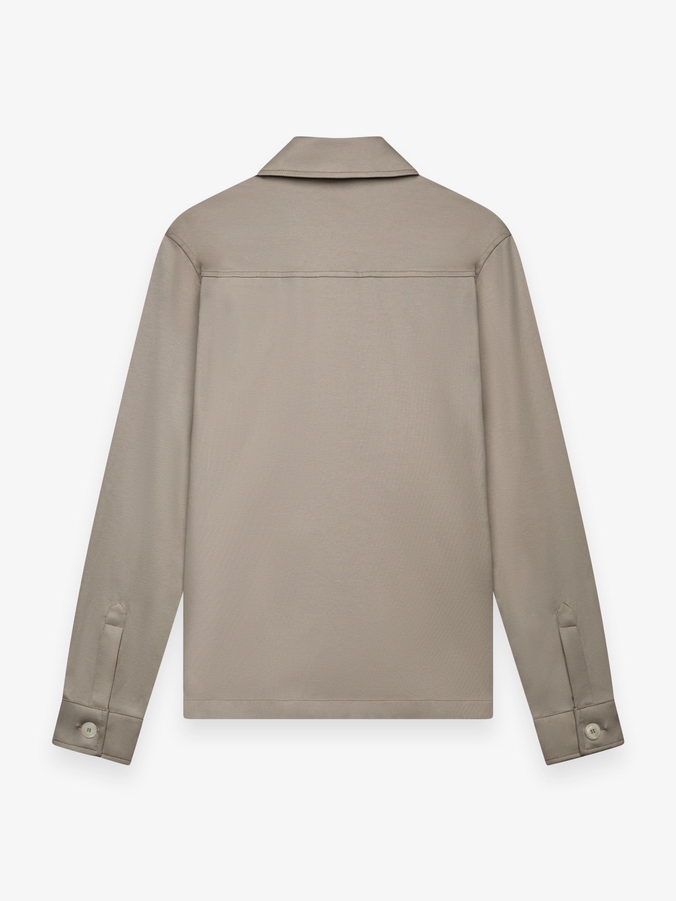 Supima Overshirt | Lead Grey