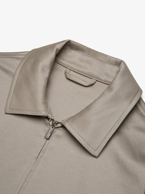 Supima Overshirt | Lead Grey