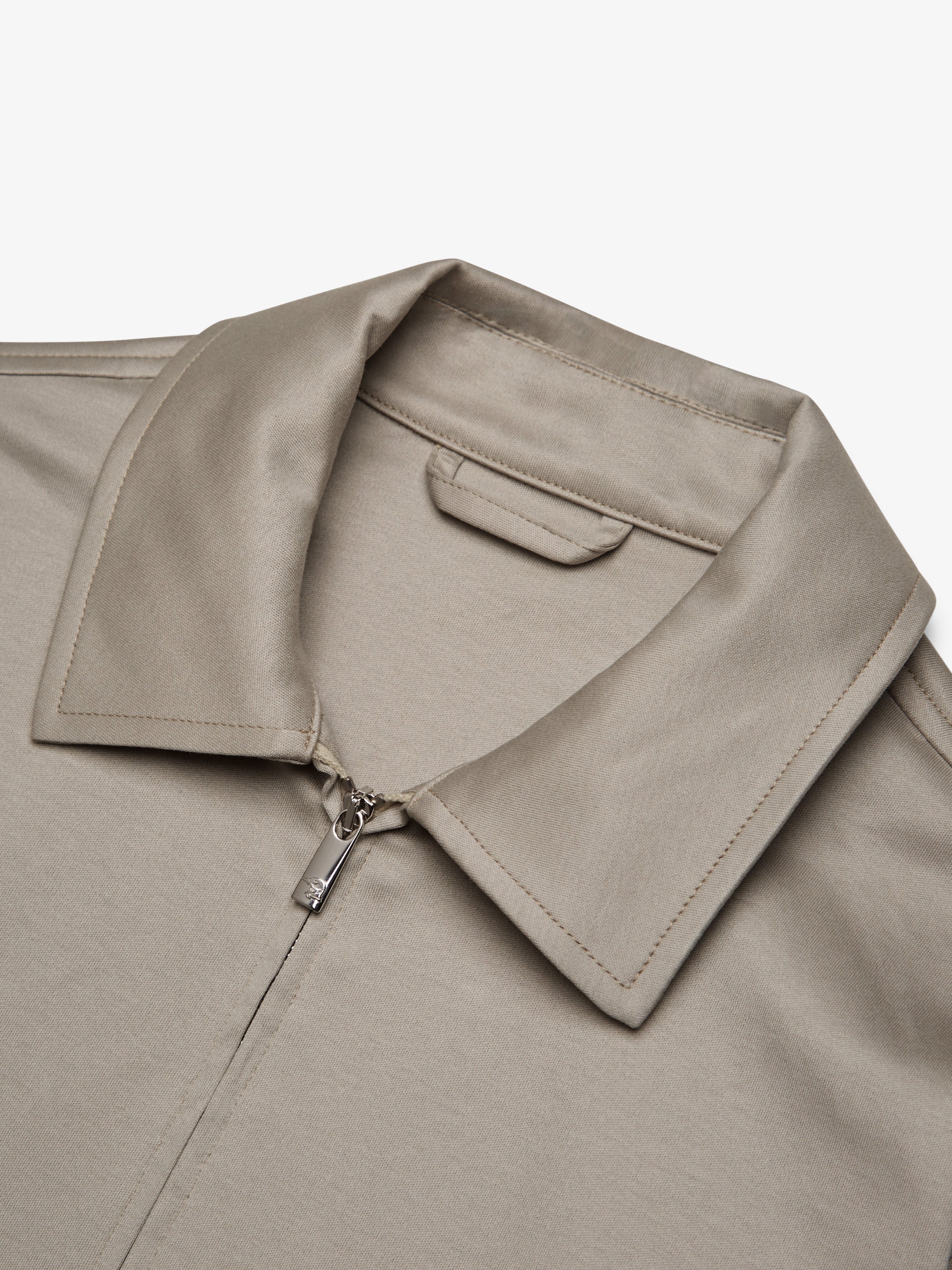 Supima Overshirt | Lead Grey