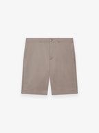 Wool Stretch Bermuda Shorts | Taupe