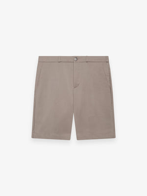 Wool Stretch Bermuda Shorts | Taupe