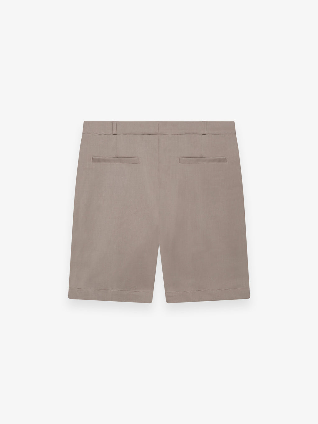 Wool Stretch Bermuda Shorts | Taupe