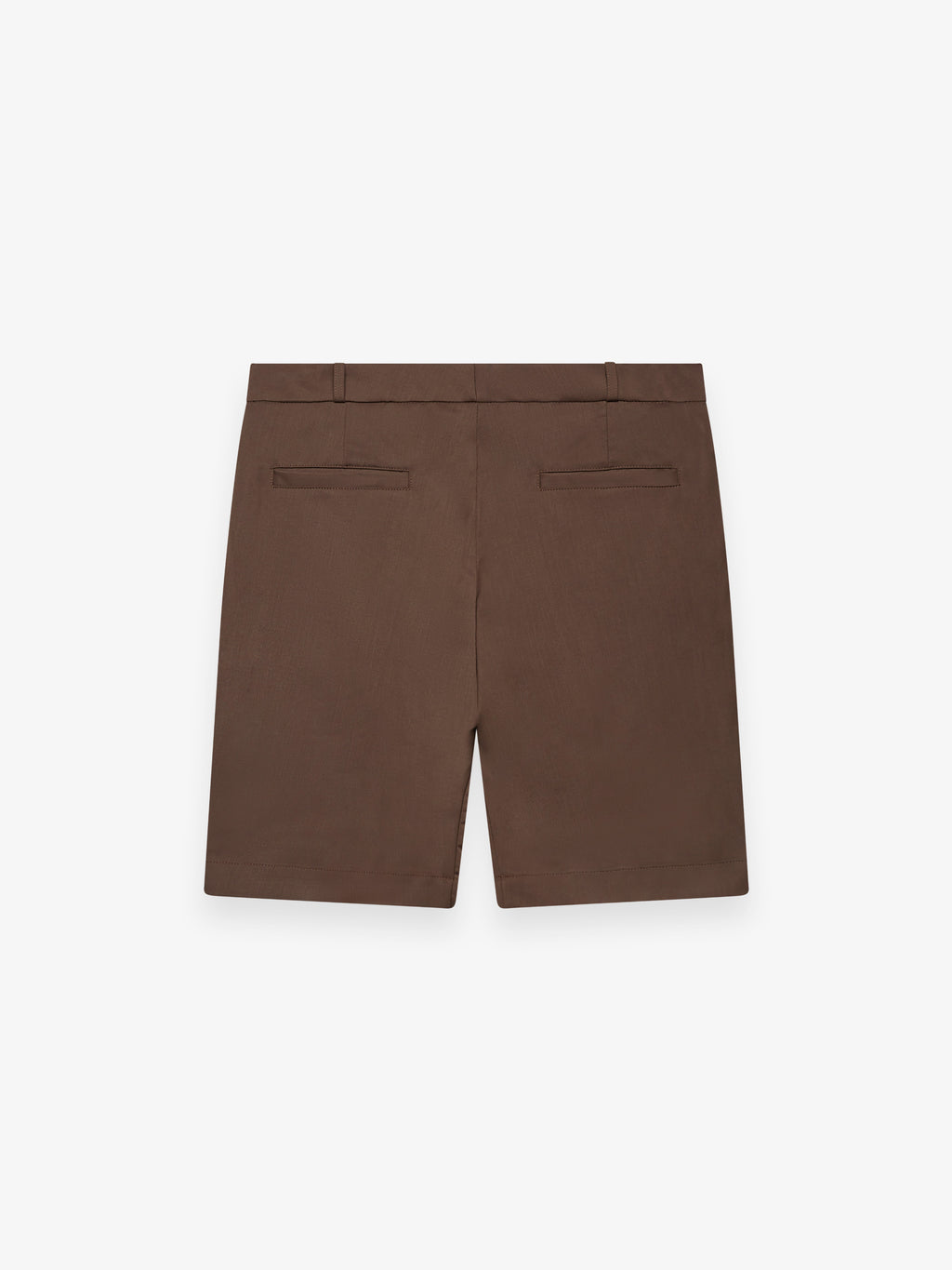 Wool Stretch Bermuda Shorts | Dark Brown