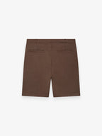 Wool Stretch Bermuda Shorts | Dark Brown