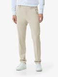 Wool Stretch Trousers | Stone