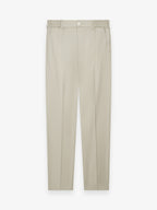 Wool Stretch Trousers | Stone
