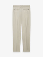 Wool Stretch Trousers | Stone