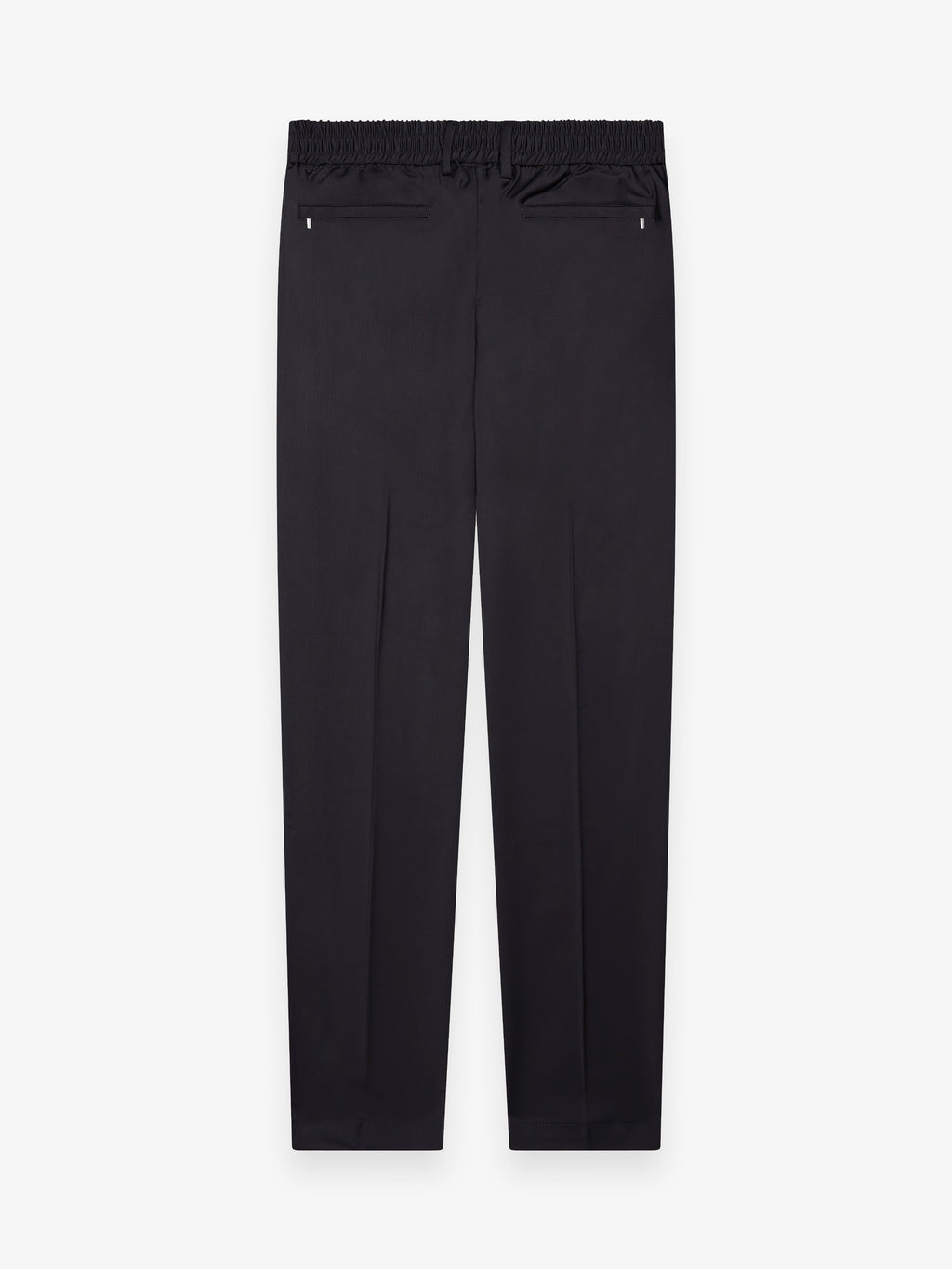 Wool Stretch Trousers | Dark Navy