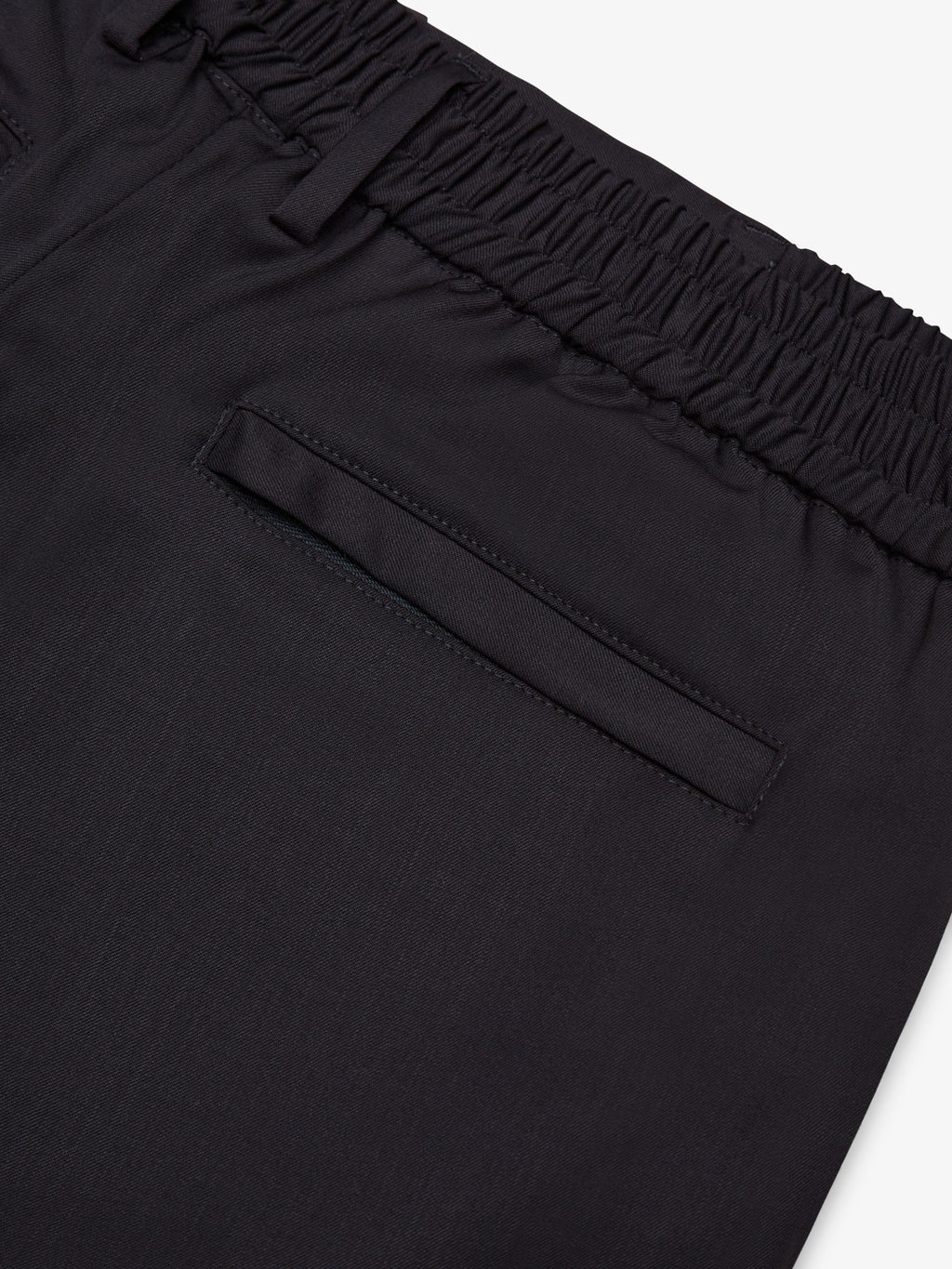 Wool Stretch Trousers | Dark Navy