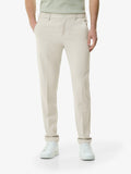 Wool Stretch Trousers | Light Beige