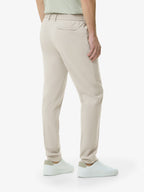 Wool Stretch Trousers | Light Beige