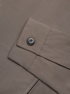 Wool Stretch Overshirt | Taupe