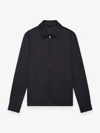 Wool Stretch Overshirt | Dark Navy