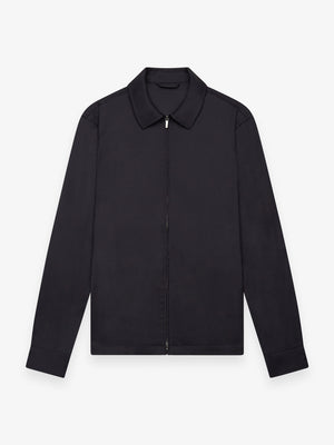 Wool Stretch Overshirt | Dark Navy