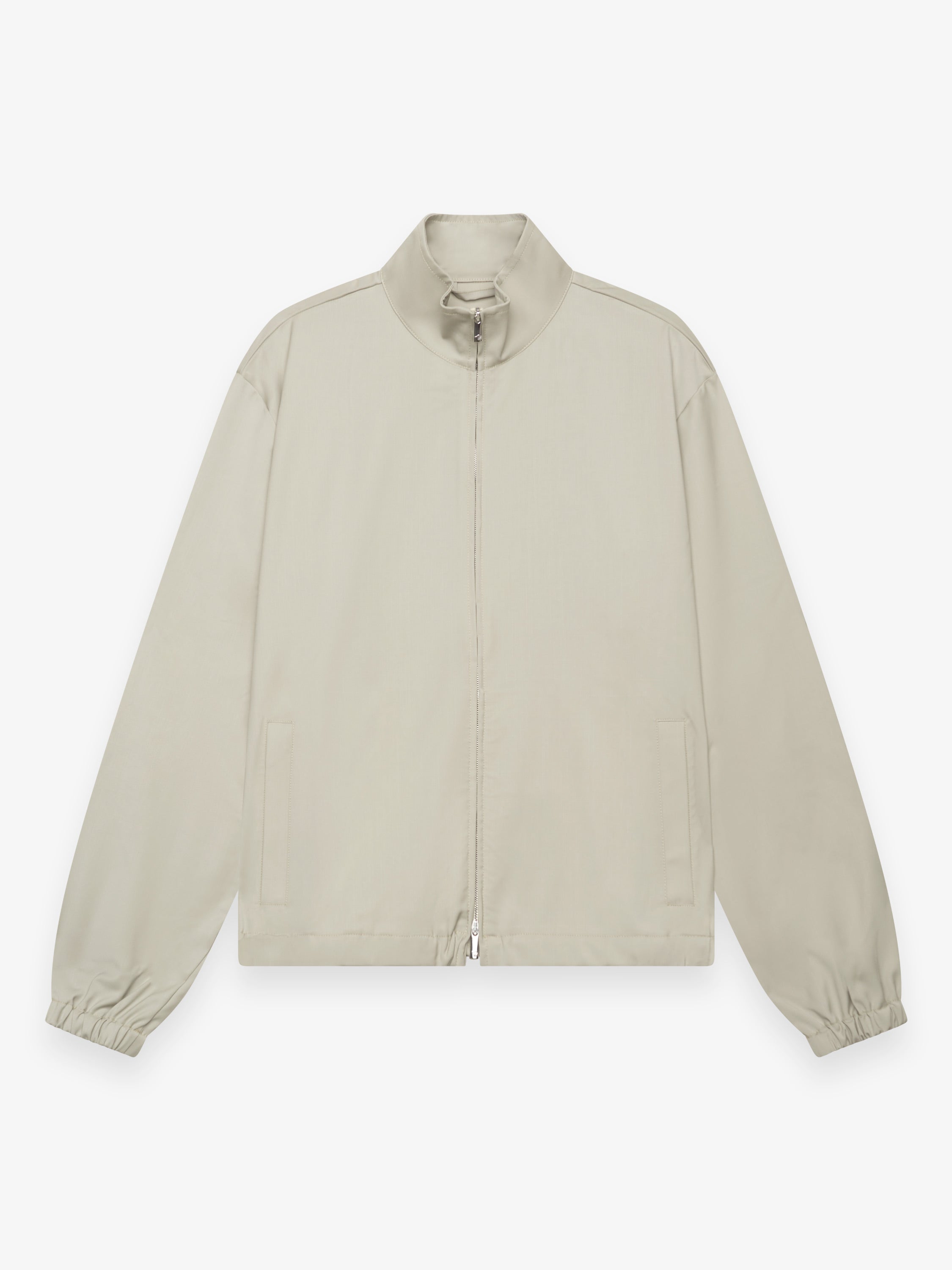 Wool Stretch Blouson | Stone