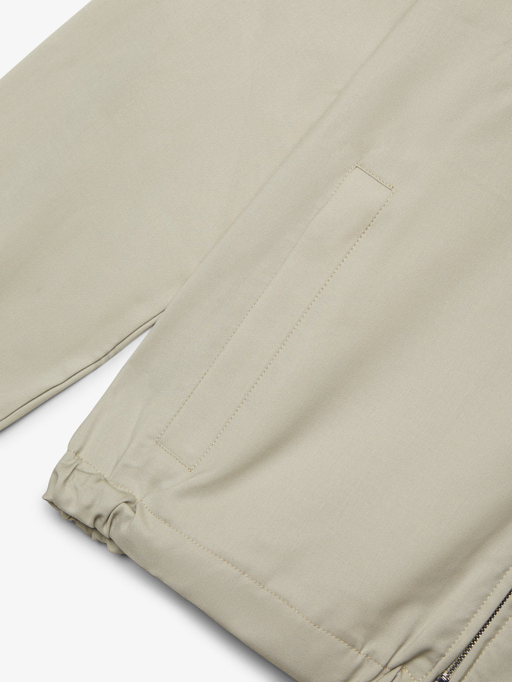 Wool Stretch Blouson | Stone