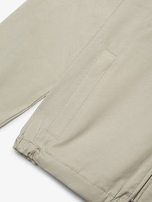 Wool Stretch Blouson | Stone