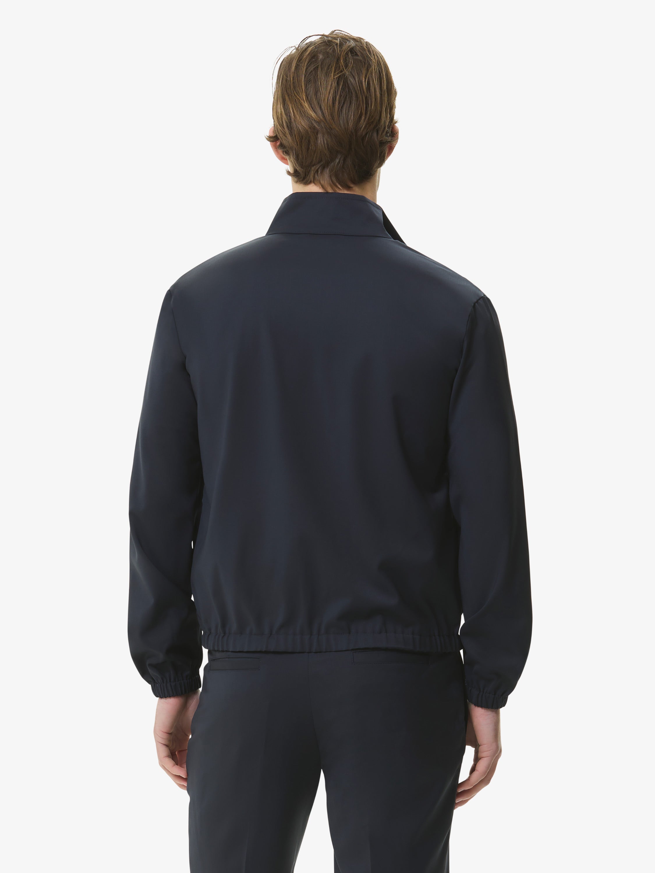 Wool Stretch Blouson | Dark Navy