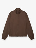 Wool Stretch Blouson | Dark Brown