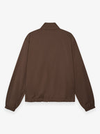 Wool Stretch Blouson | Dark Brown
