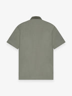 Linen Stretch Shirt S/S | Sage Green