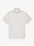Linnen Stretch Shirt Korte Mouwen | Lichtgrijs