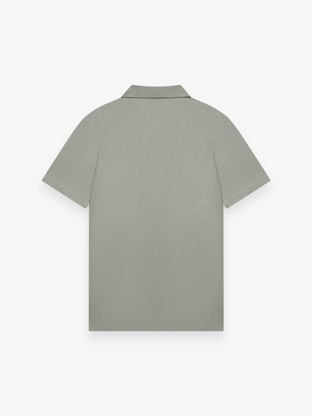 Linen Stretch Bowling Shirt S/S | Sage Green